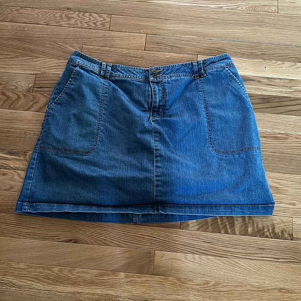 St. John’s Bay size 18W denim skort